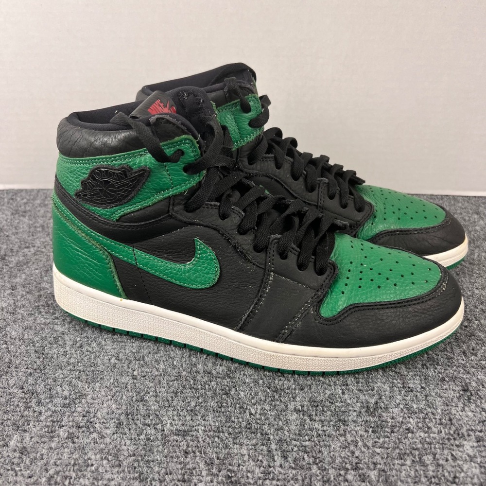 Nike Air Jordan 1 Retro High OG Pine Green 2.0 Black Green 555088-030 Mens 10
